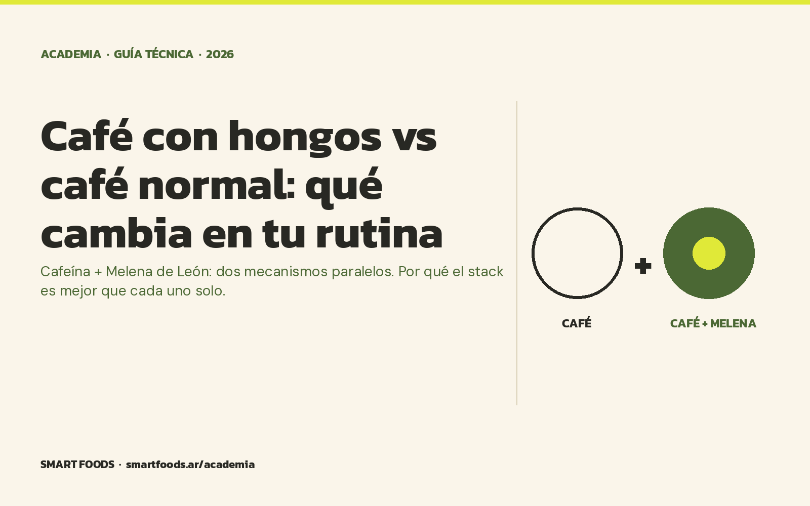 Café con hongos vs café normal: qué cambia en tu rutina (Lion's Mane Coffee) — Smart Foods Academia