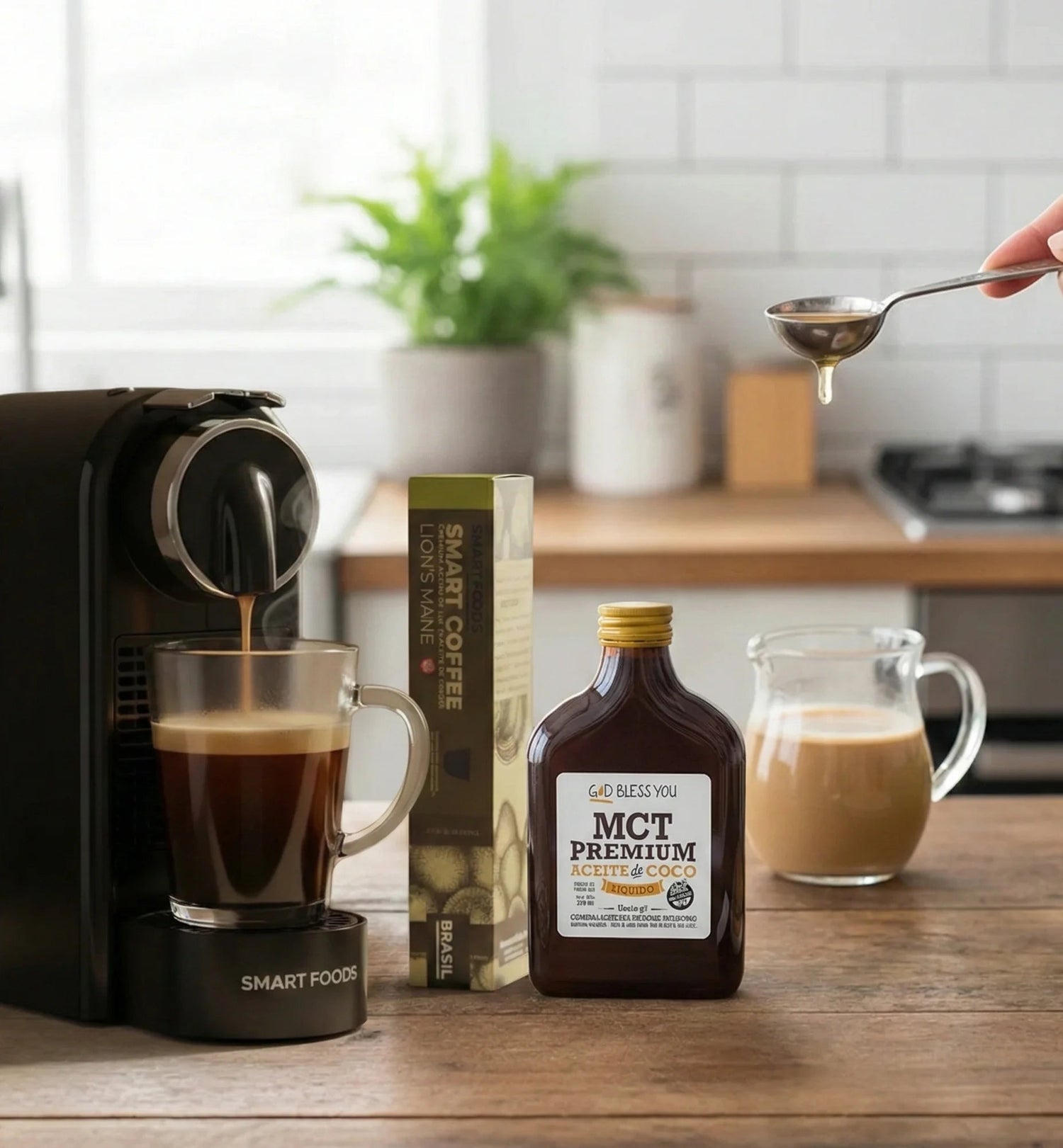 Bulletproof Bundle – MCT + Café funcional en cápsulas con melena de león