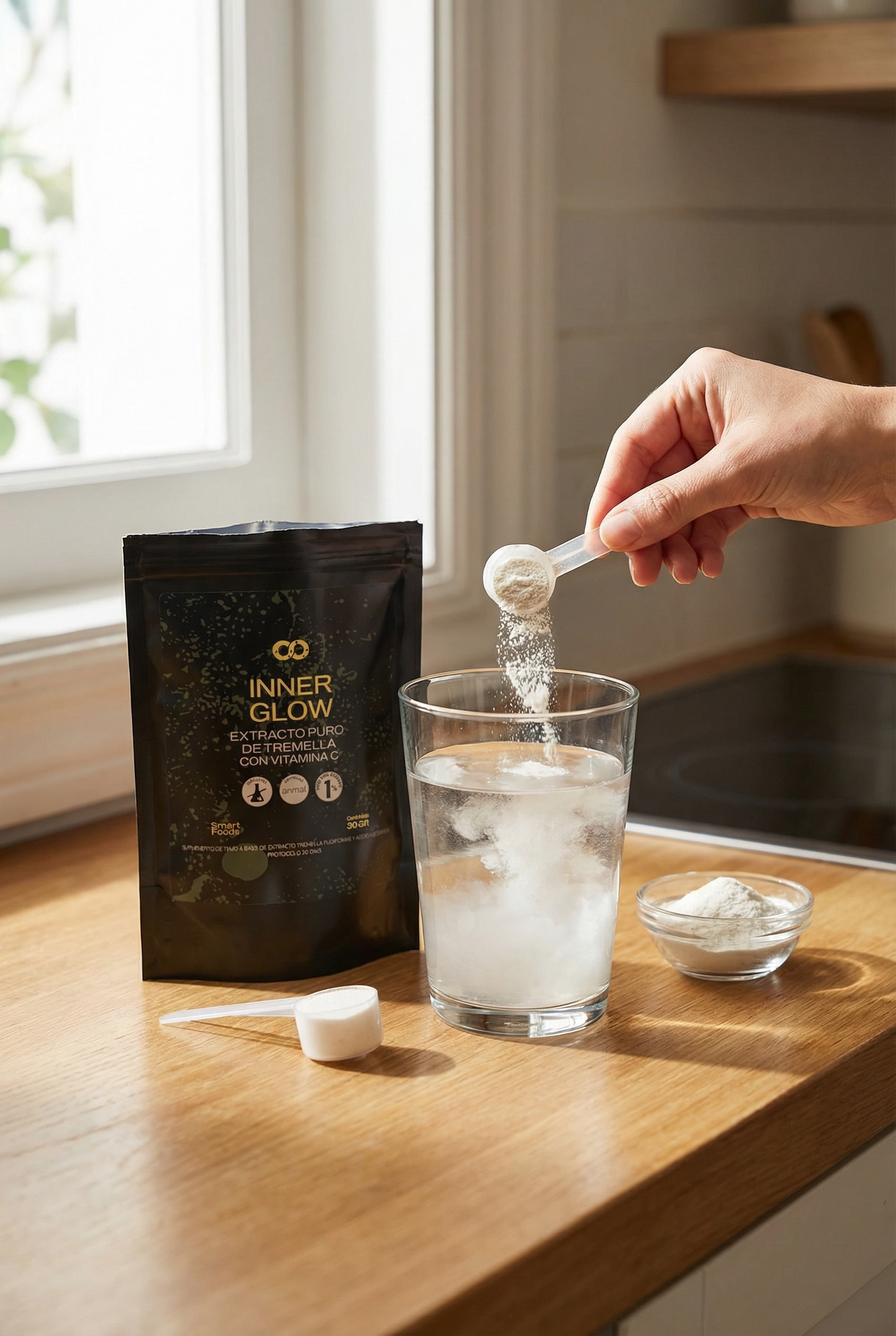 Inner Glow – Extracto en polvo de tremella con Vitamina C