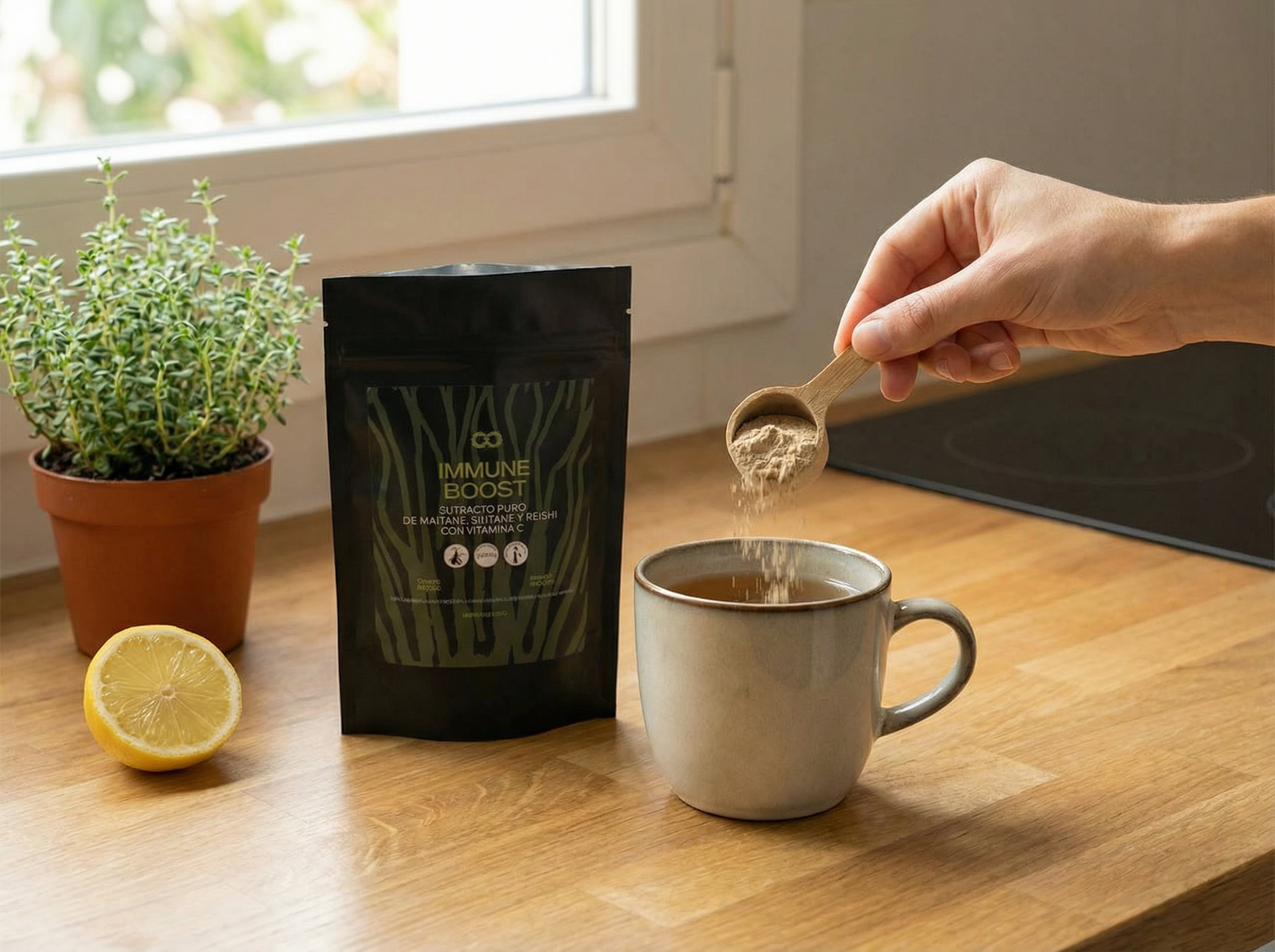 Immune Boost – extracto en polvo con adaptógenos x 30 gramos