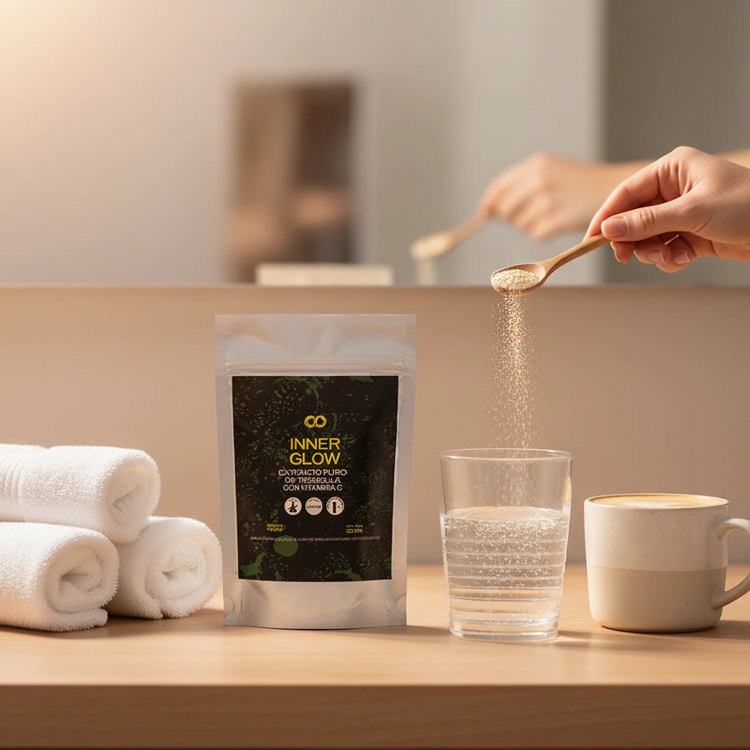 Inner Glow – Extracto en polvo de tremella con Vitamina C